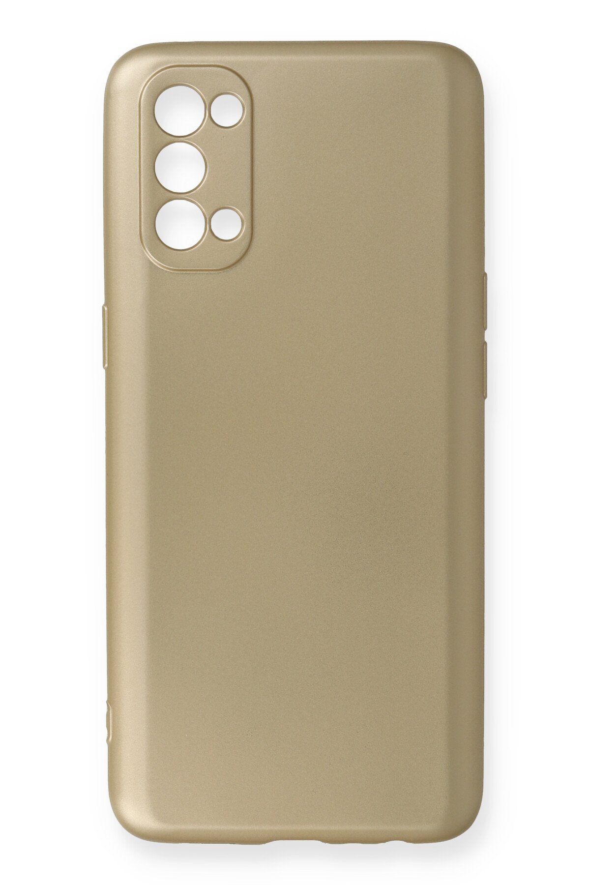  Oppo Reno 4 Kılıf First Silikon - Gold