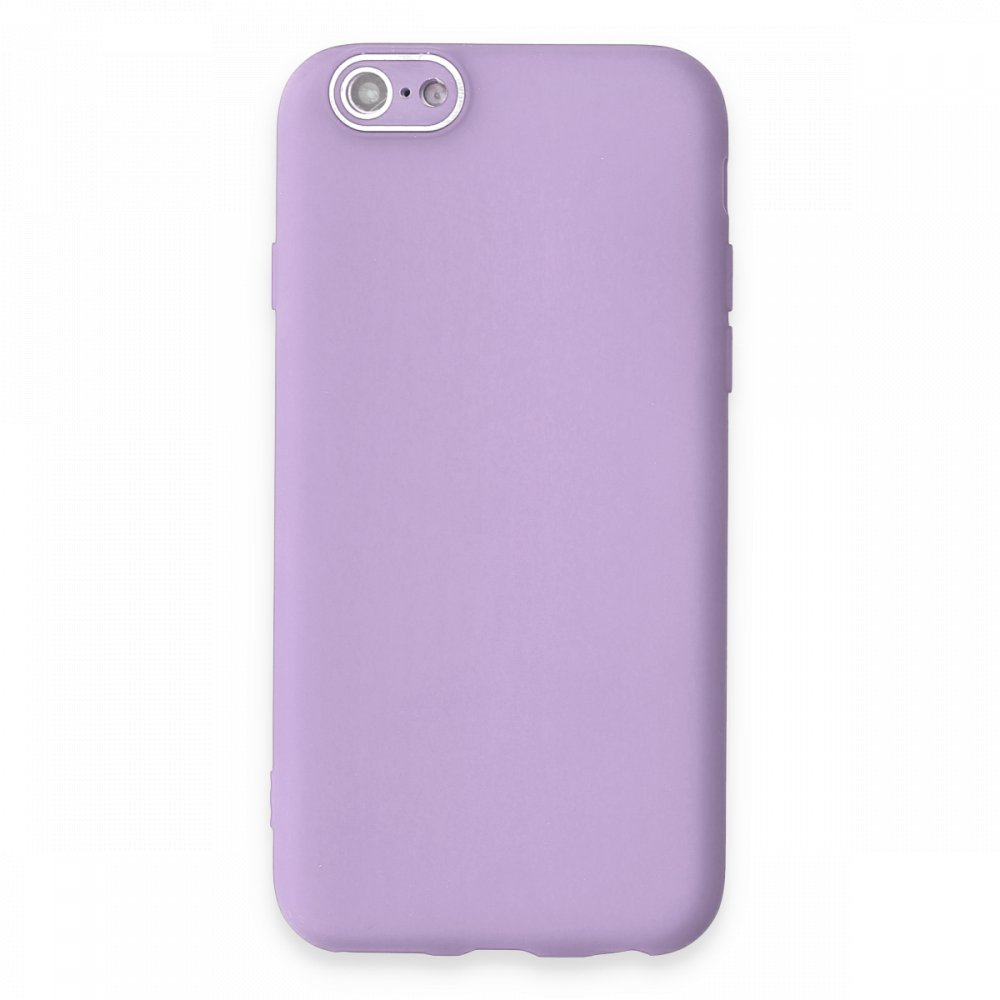  iPhone 6 Kılıf Lansman Glass Kapak - Lila