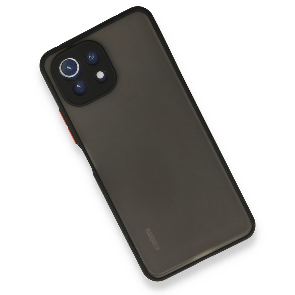 Xiaomi Mİ 11 Lite Kılıf Montreal Silikon Kapak - Siyah  Xiaomi Mİ 11 Lite Kılıf Montreal Silikon Kapak - Siyah