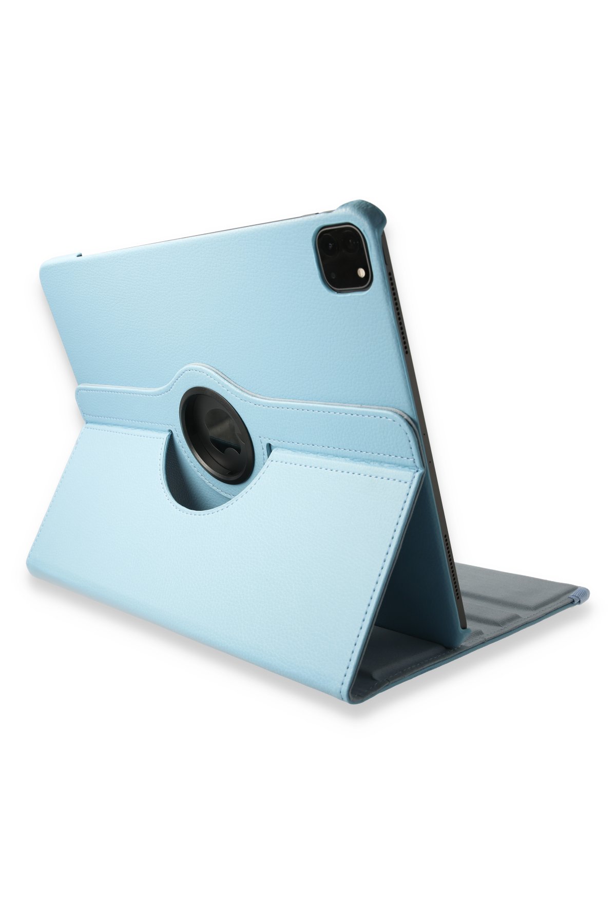  iPad Pro 12.9 (2020) Kılıf 360 Tablet Deri Kılıf - Turkuaz