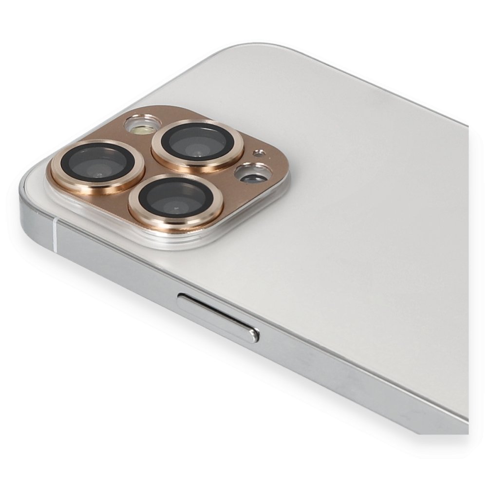  iPhone 13 Pro Pers Alüminyum Kamera Lens - Gold