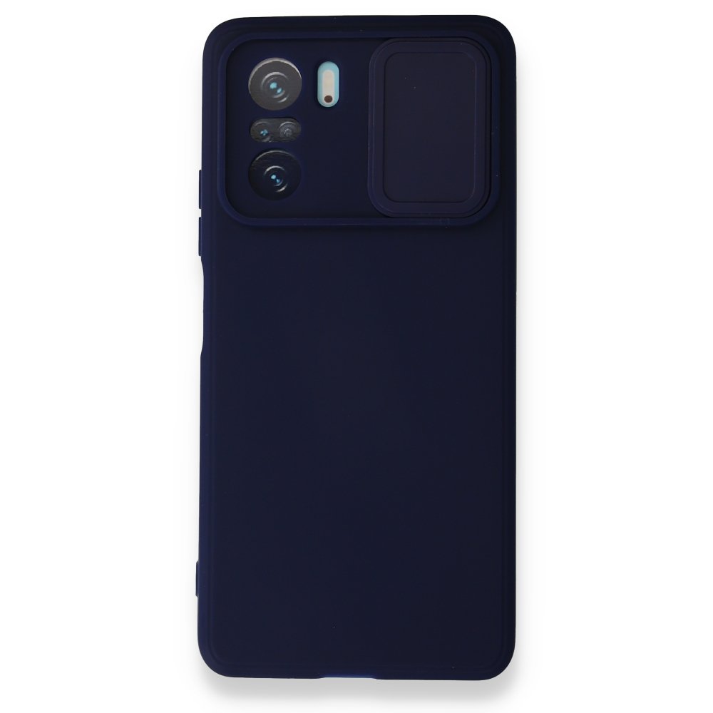 Xiaomi Mi 11i Kılıf Color Lens Silikon - Lacivert Xiaomi Mi 11i Kılıf Color Lens Silikon - Lacivert