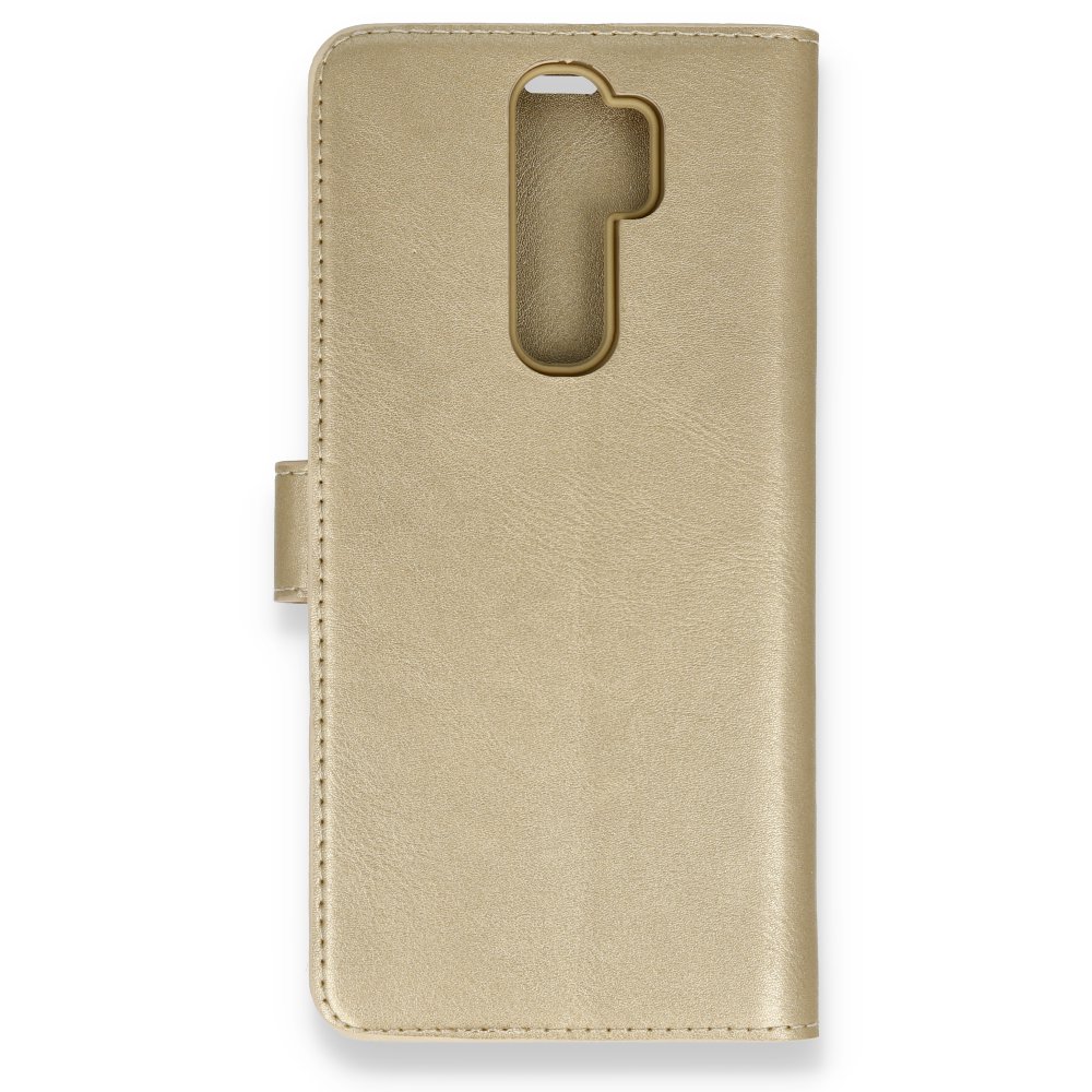 Redmi Note 8 Pro Kılıf Trend S Plus Kapaklı Kılıf - Gold