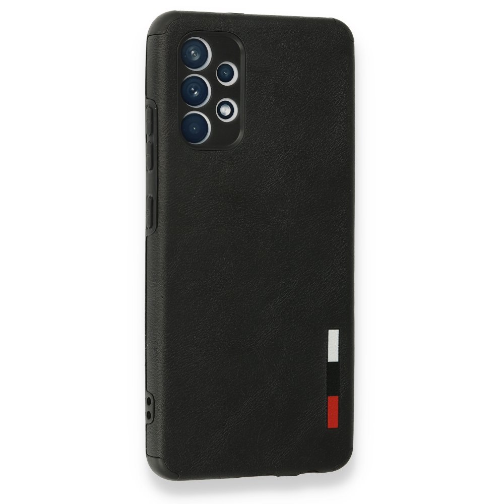  Samsung Galaxy A32 Kılıf Loop Deri Silikon - Siyah
