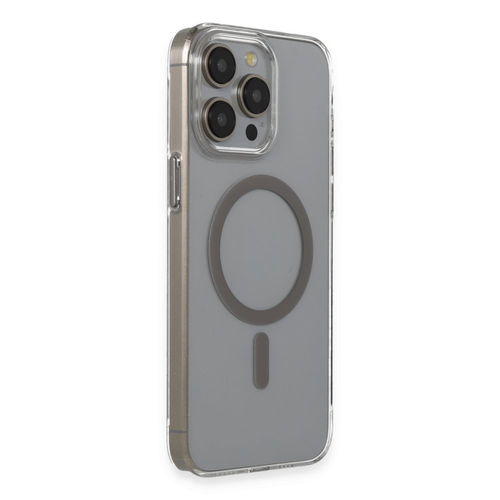 Joko iPhone 15 Pro Bubble Magsafe Kapak - Titan Gri