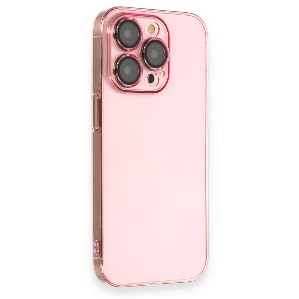 iPhone 13 Pro Max Kılıf Armada Lensli Kapak - Rose Gold iPhone 13 Pro Max Kılıf Armada Lensli Kapak - Rose Gold