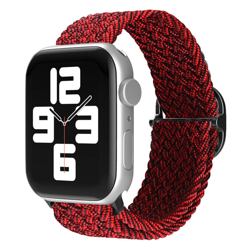  Apple Watch 44mm Star Kordon - Siyah-Bordo