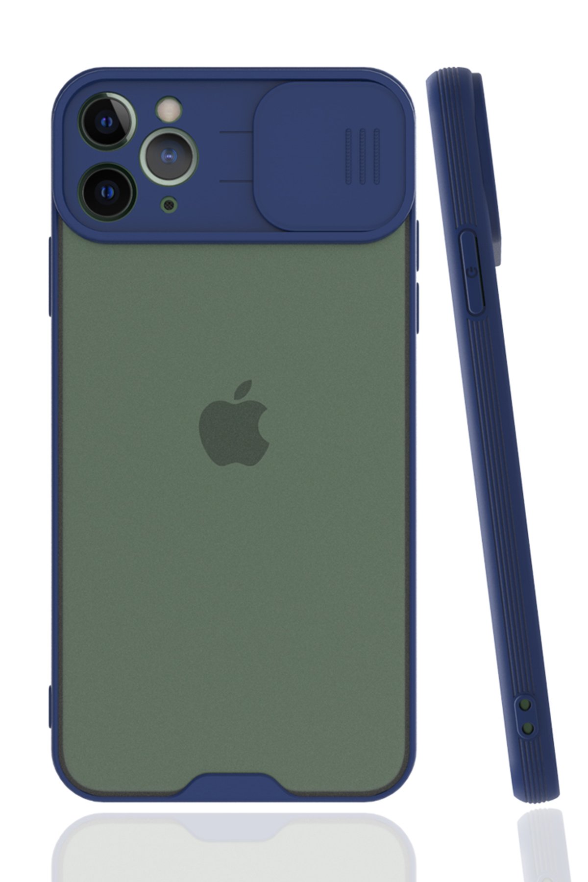 iPhone 11 Pro Kılıf Platin Kamera Koruma Silikon - Lacivert iPhone 11 Pro Kılıf Platin Kamera Koruma Silikon - Lacivert