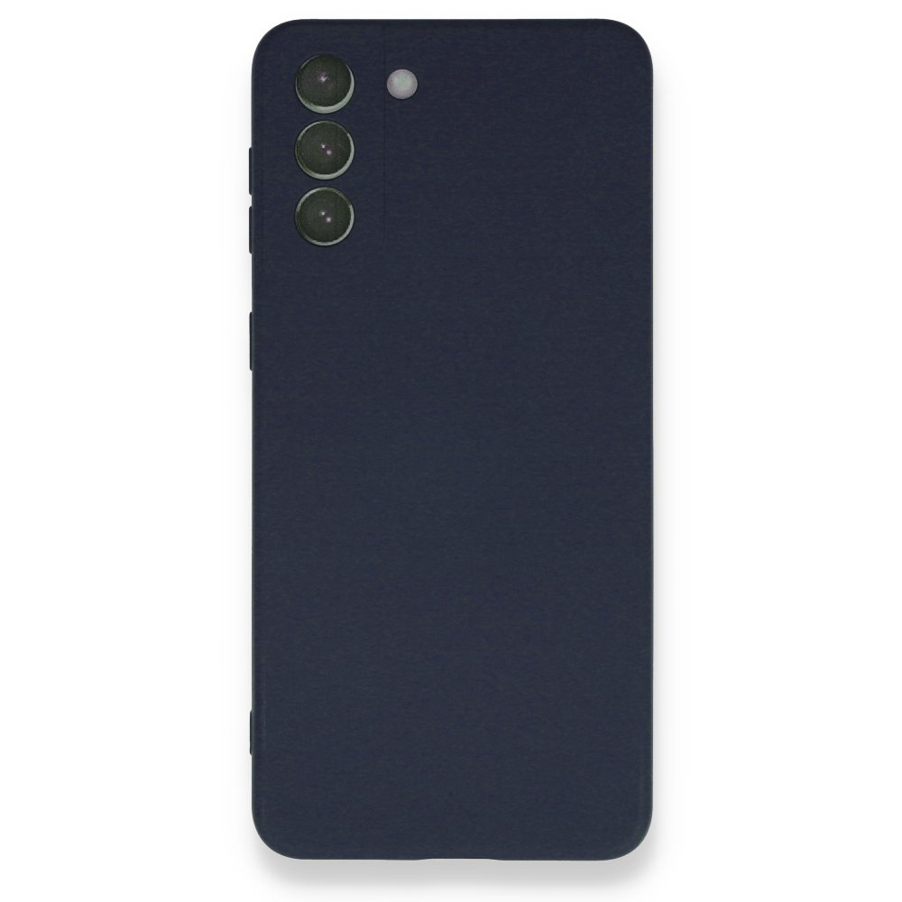  Samsung Galaxy S21 FE Kılıf Nano içi Kadife Silikon - Lacivert