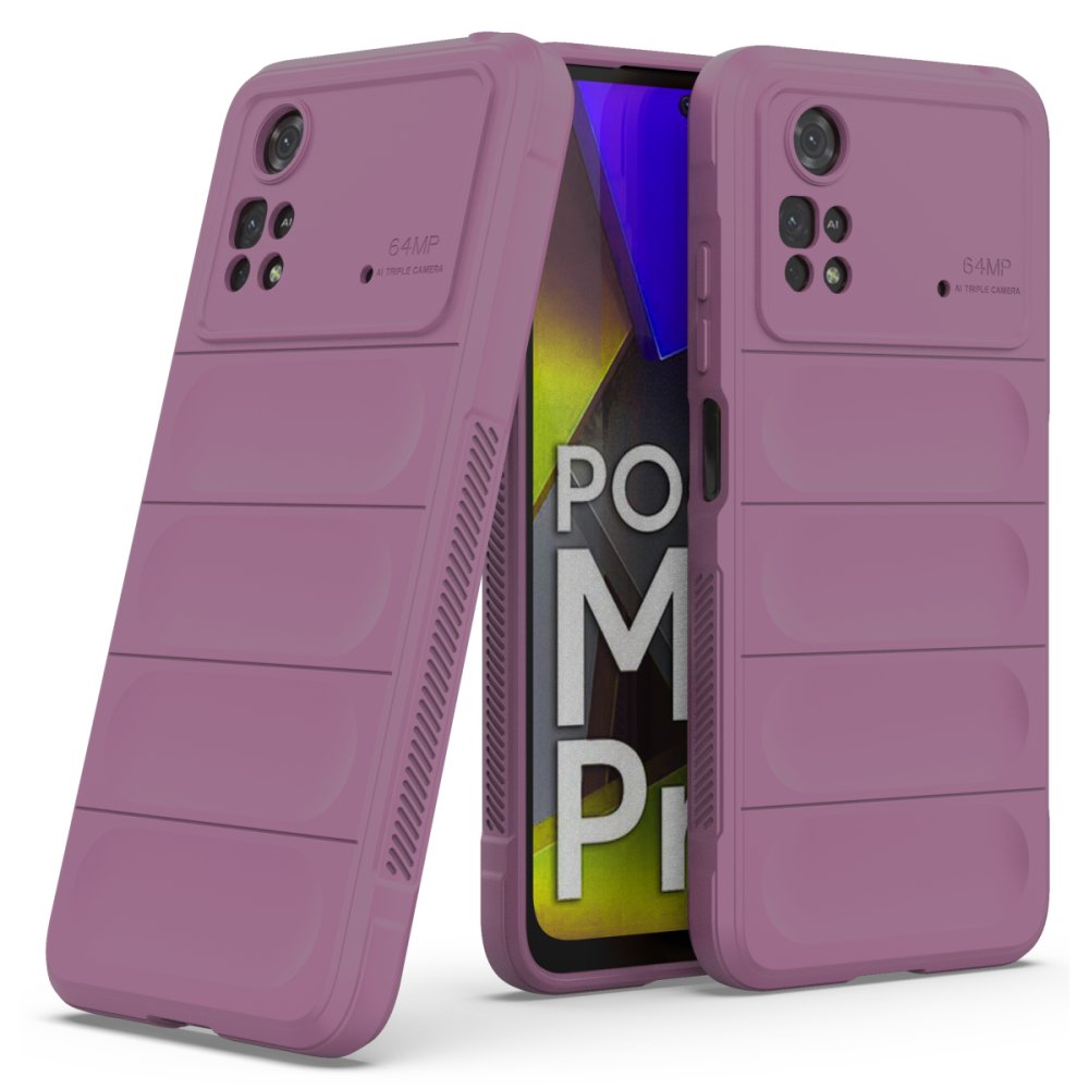 Xiaomi Poco M4 Pro 4G Kılıf Optimum Silikon - Mor Xiaomi Poco M4 Pro 4G Kılıf Optimum Silikon - Mor