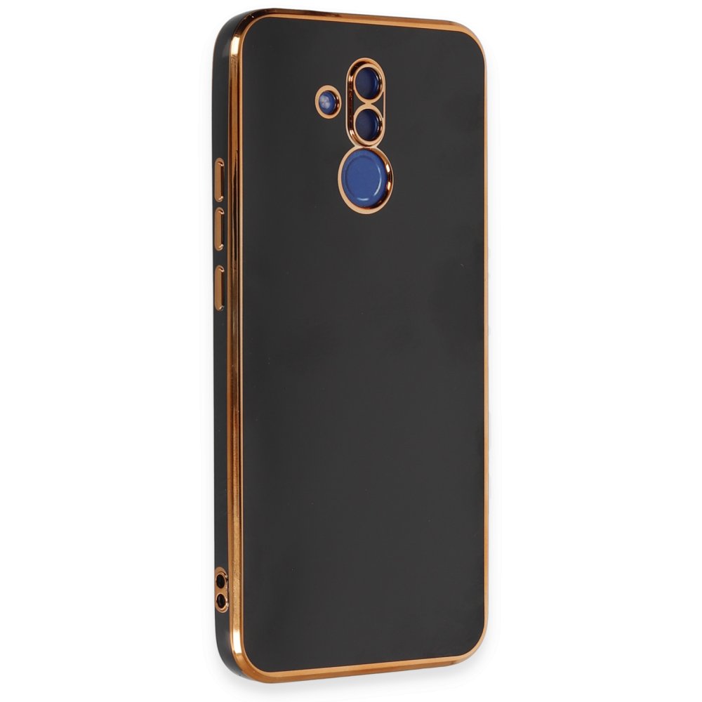 Huawei Mate 20 Lite Kılıf Volet Silikon - Siyah  Huawei Mate 20 Lite Kılıf Volet Silikon - Siyah