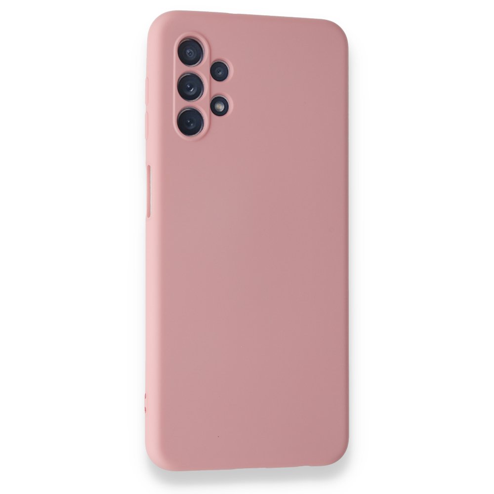  Samsung Galaxy A32 5G Kılıf Nano içi Kadife Silikon - Pembe