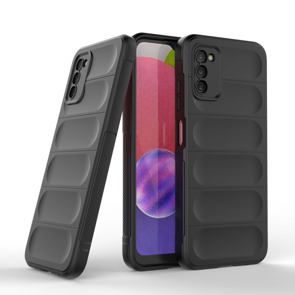  Samsung Galaxy A03S Kılıf Optimum Silikon - Siyah