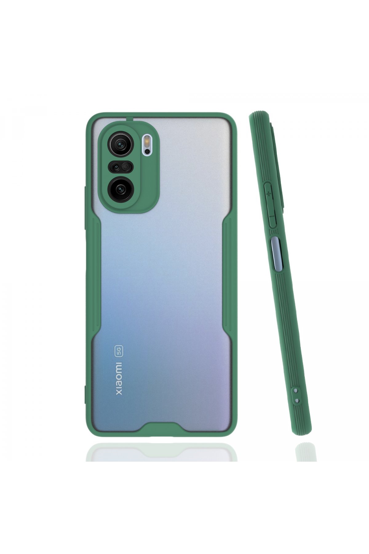 Redmi K40 Kılıf Platin Silikon - Yeşil Redmi K40 Kılıf Platin Silikon - Yeşil