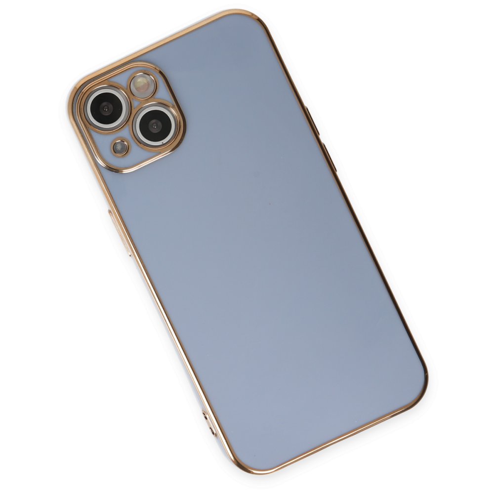 iPhone 14 Kılıf Volet Silikon - Mavi iPhone 14 Kılıf Volet Silikon - Mavi