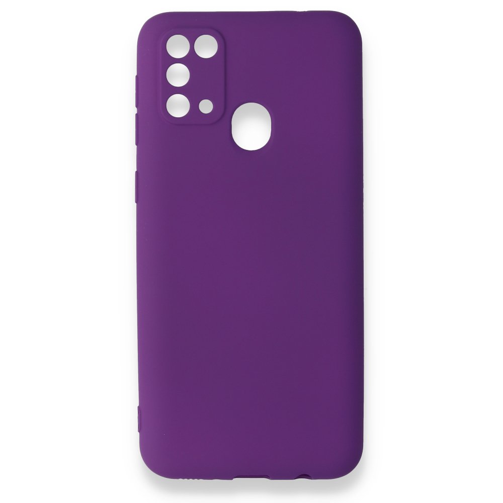  Samsung Galaxy M31 Kılıf First Silikon - Mor
