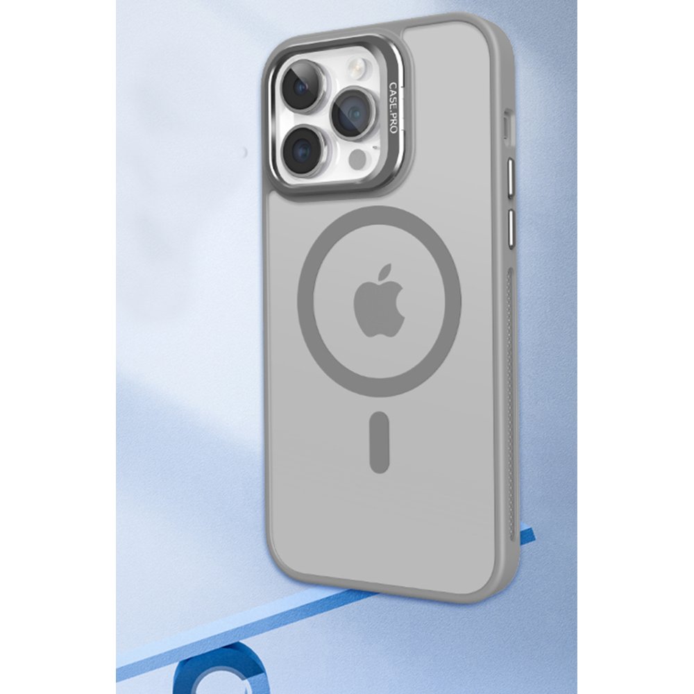 Joko iPhone 15 Plus Flet Lens Magsafe Kapak - Koyu Yeşil