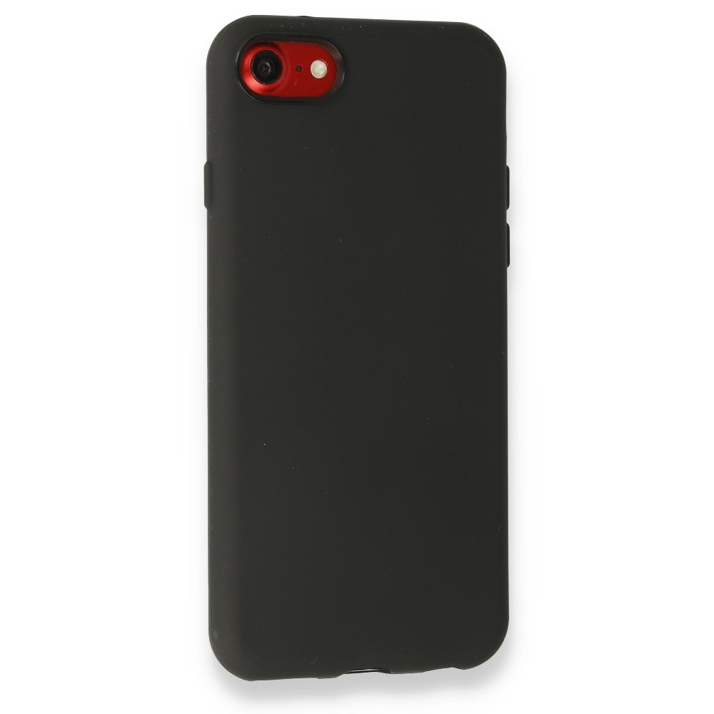  iPhone 8 Kılıf First Silikon - Siyah