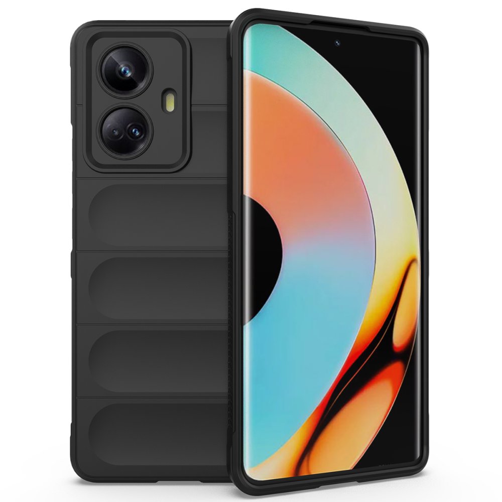 Realme 10 Pro 5G Kılıf Optimum Silikon - Siyah  Realme 10 Pro 5G Kılıf Optimum Silikon - Siyah