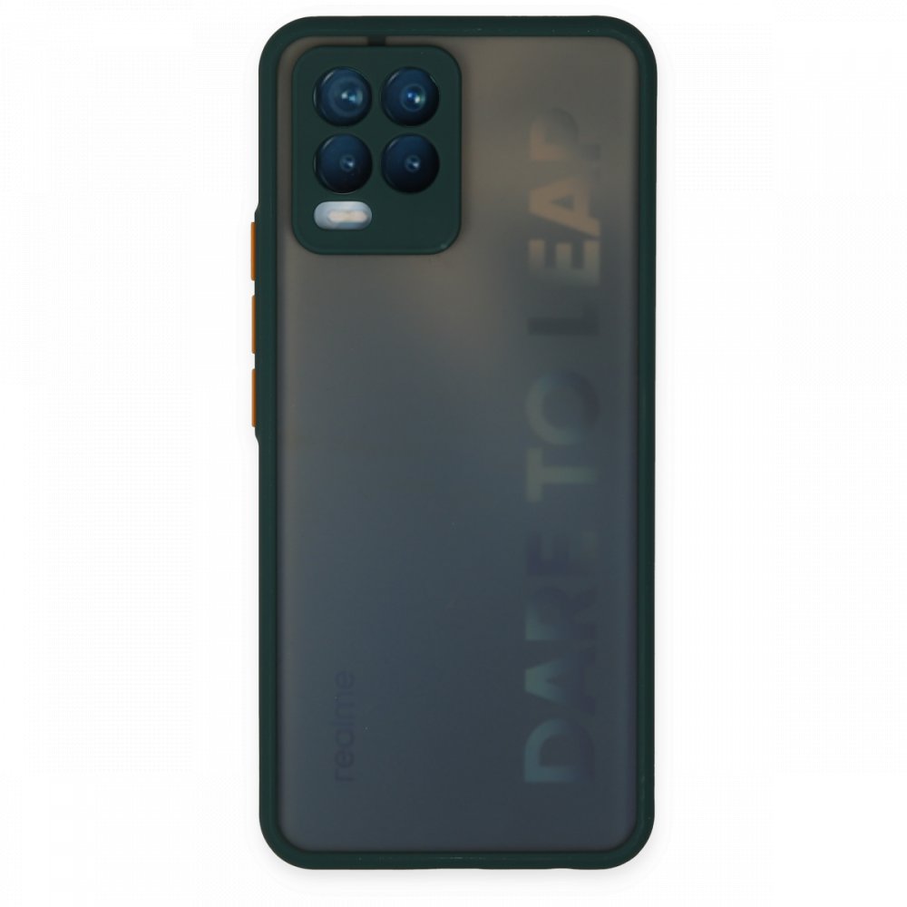  Realme 8 Pro Kılıf Montreal Silikon Kapak - Yeşil