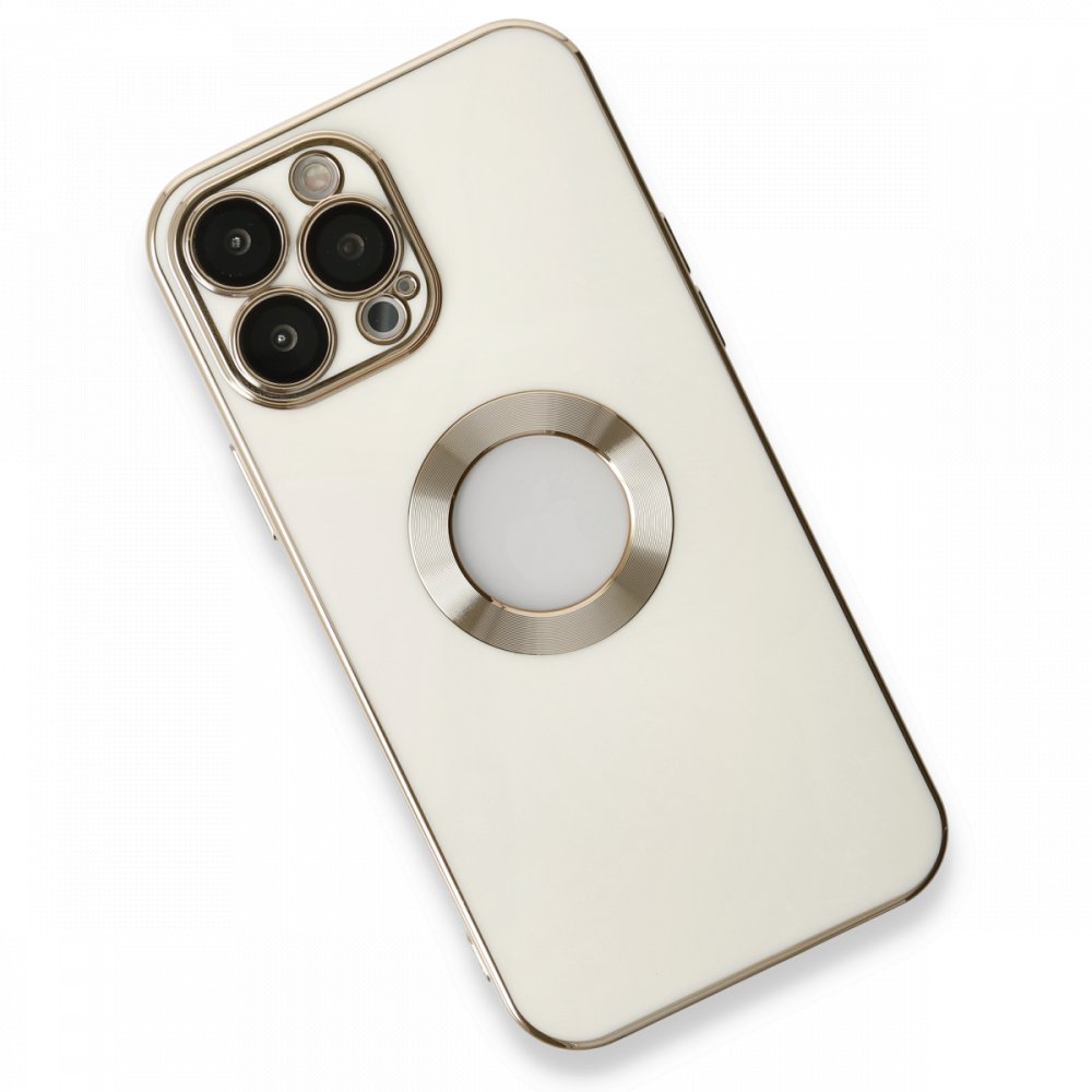  iPhone 13 Pro Max Kılıf Store Silikon - Beyaz