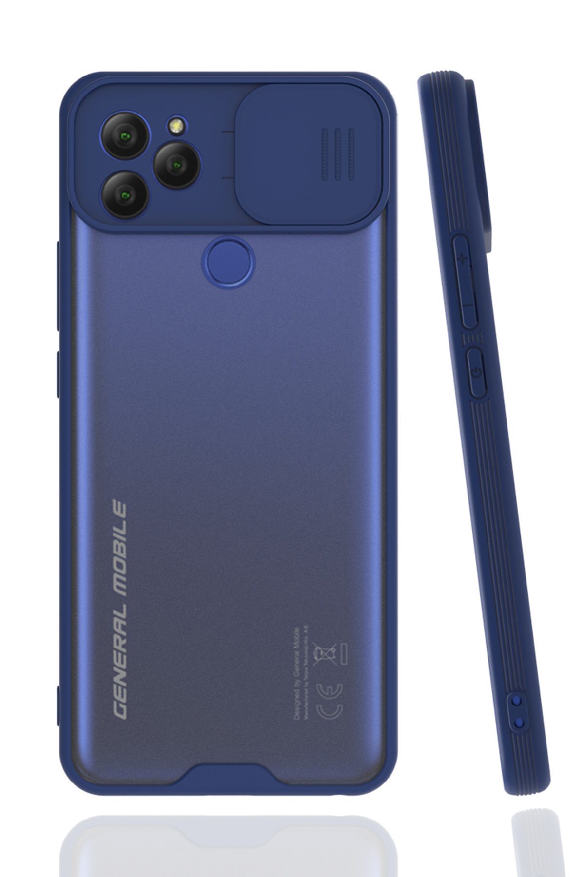  General Mobile GM 22 Kılıf Platin Kamera Koruma Silikon - Lacivert
