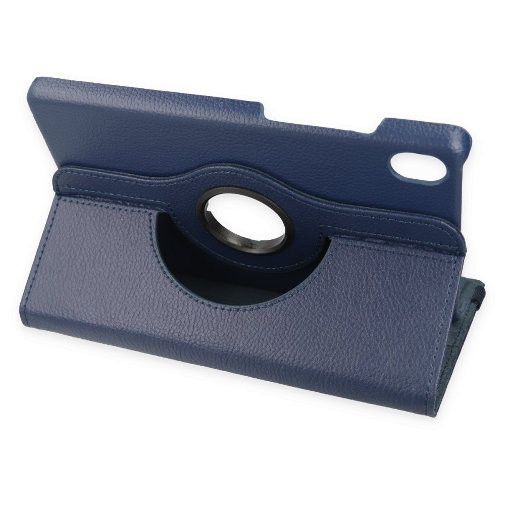  Lenovo Tab M8 Kılıf 360 Tablet Deri Kılıf - Lacivert