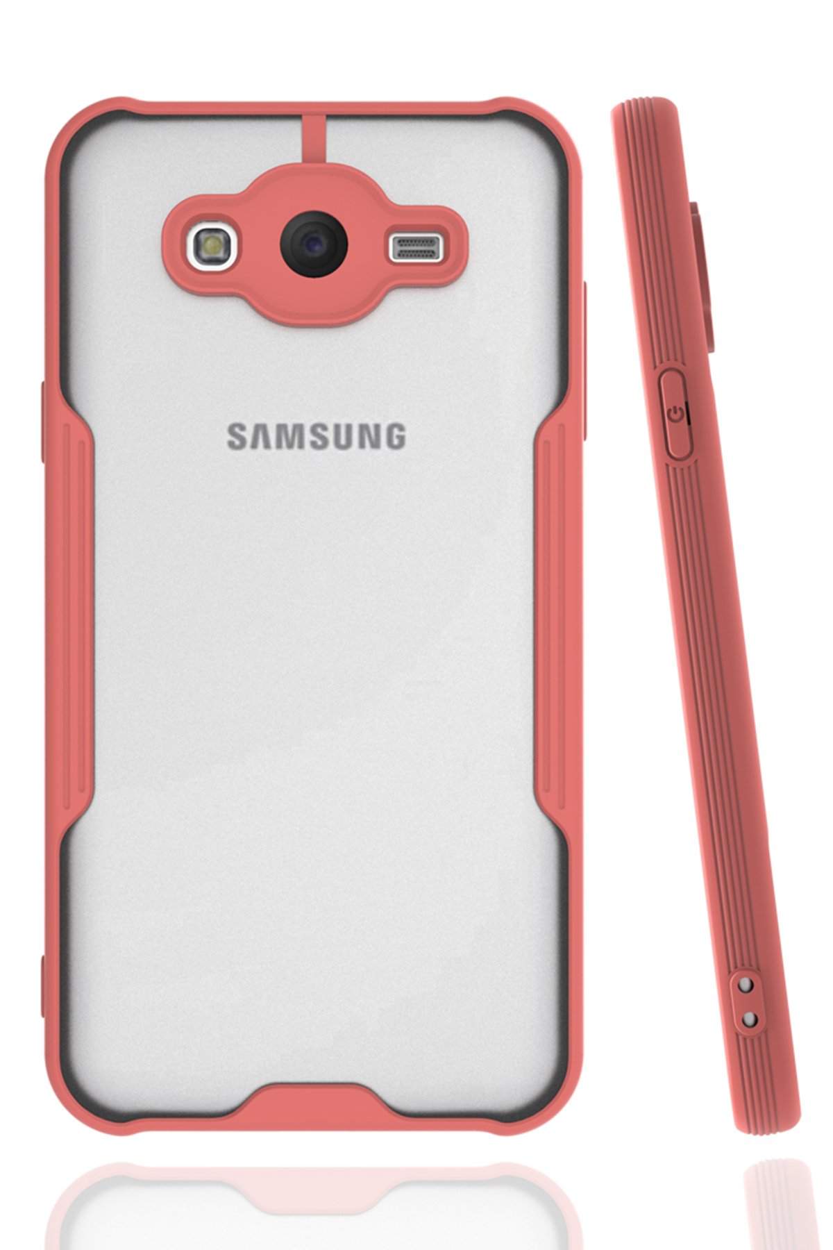  Samsung Galaxy J7 Kılıf Platin Silikon - Pembe
