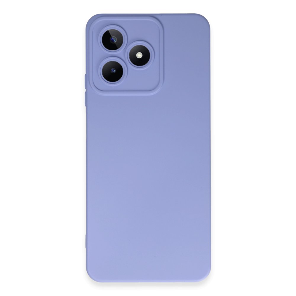 Realme C53 Kılıf Nano içi Kadife Silikon - Lila Realme C53 Kılıf Nano içi Kadife Silikon - Lila