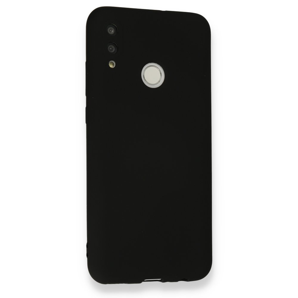 Huawei P Smart 2019 Kılıf Nano içi Kadife Silikon - Siyah  Huawei P Smart 2019 Kılıf Nano içi Kadife Silikon - Siyah