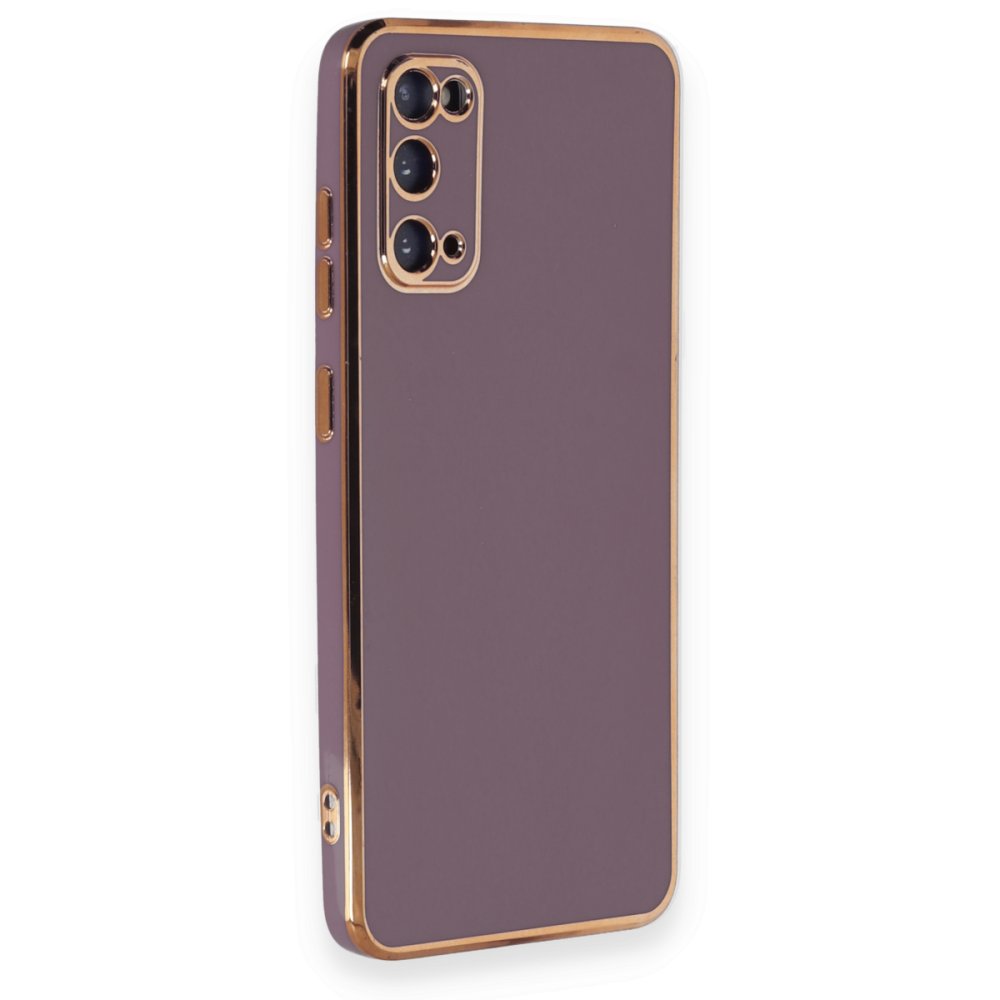  Samsung Galaxy S20 Kılıf Volet Silikon - Mor