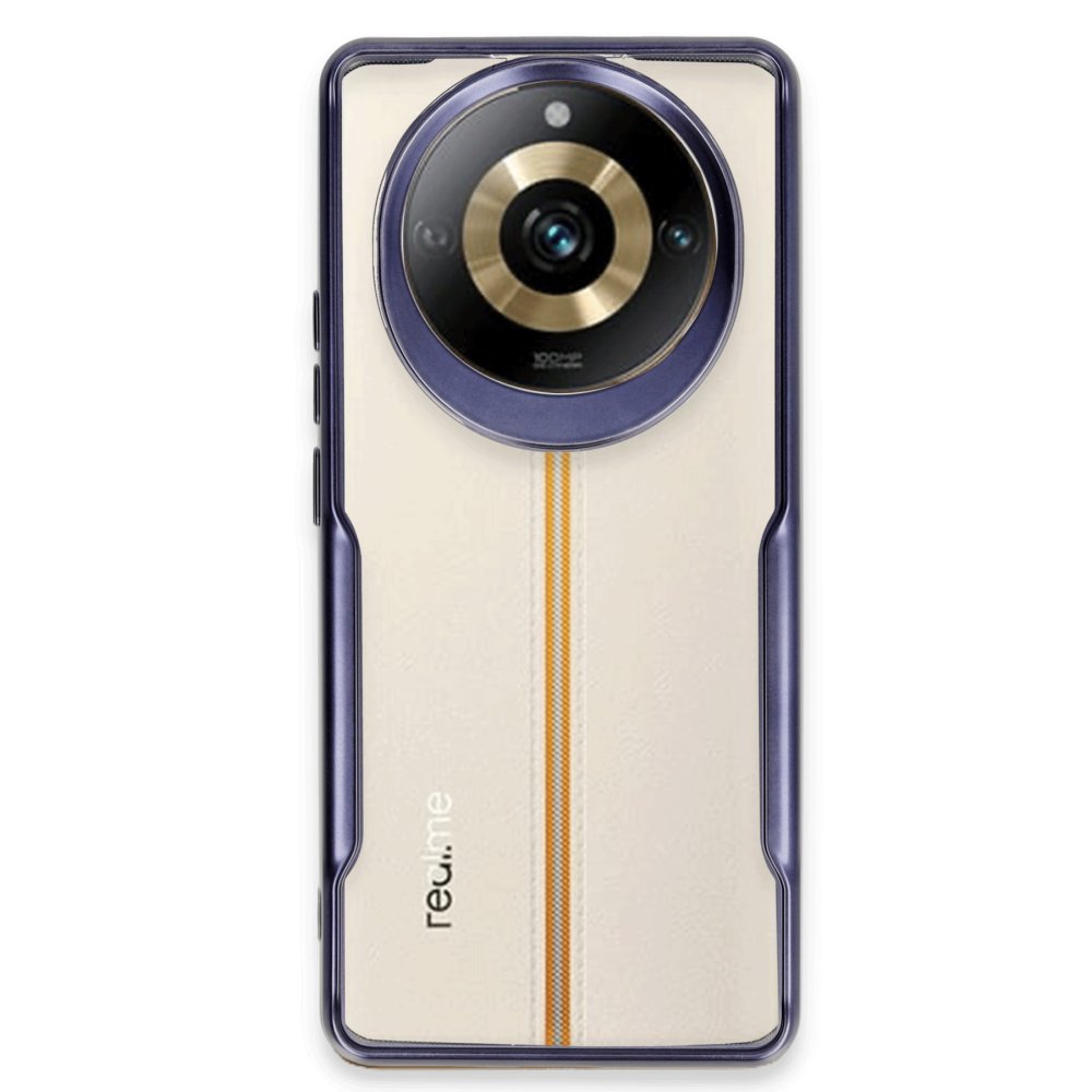Realme 11 Pro Kılıf Boyi Silikon Kapak - Lacivert Realme 11 Pro Kılıf Boyi Silikon Kapak - Lacivert