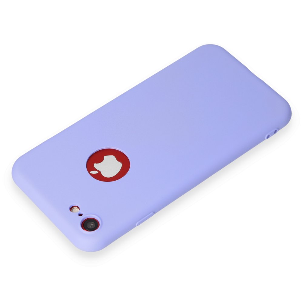  iPhone 8 Kılıf First Silikon - Lila