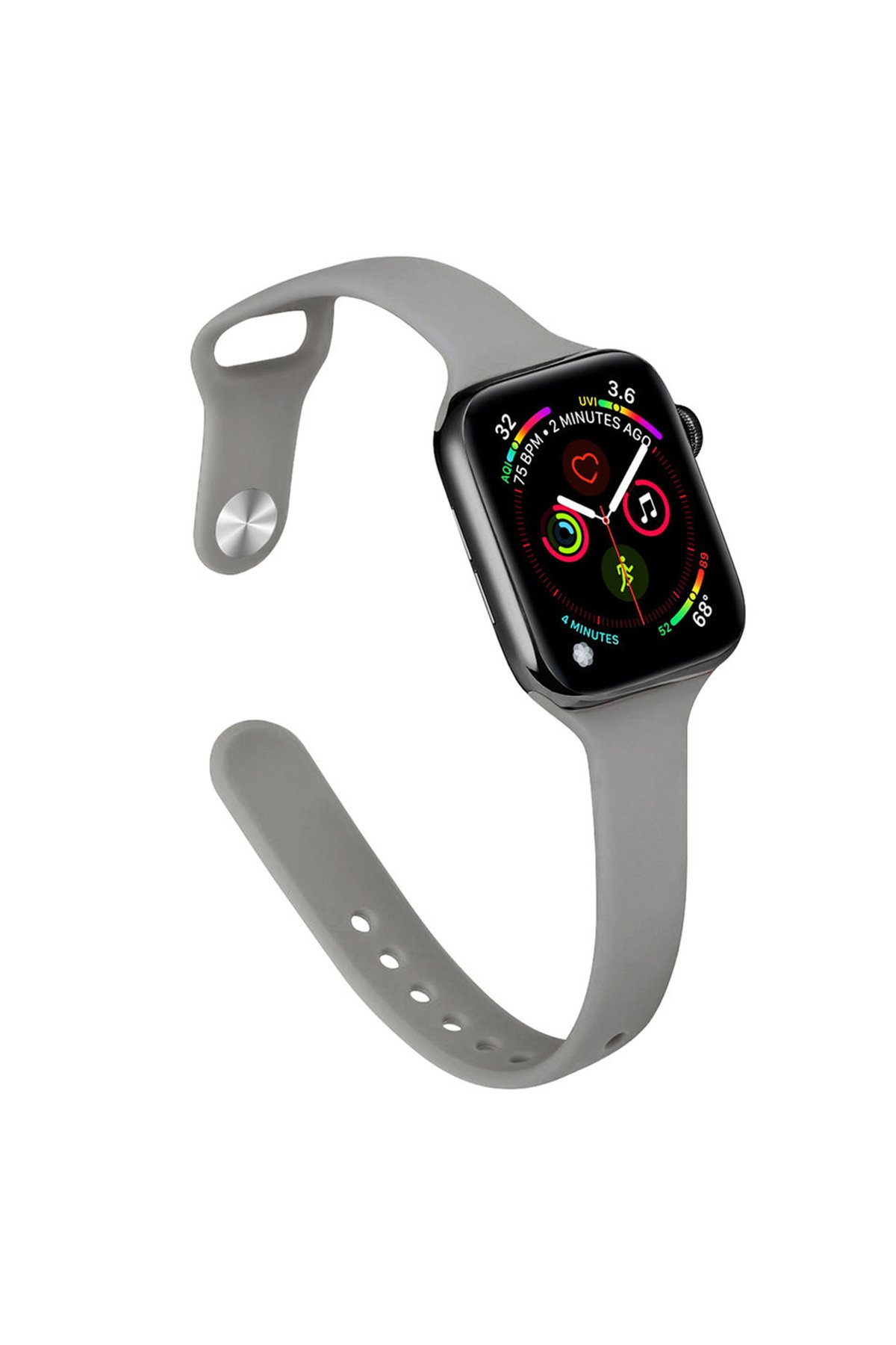  Apple Watch 45mm Klasik Kordon - Füme