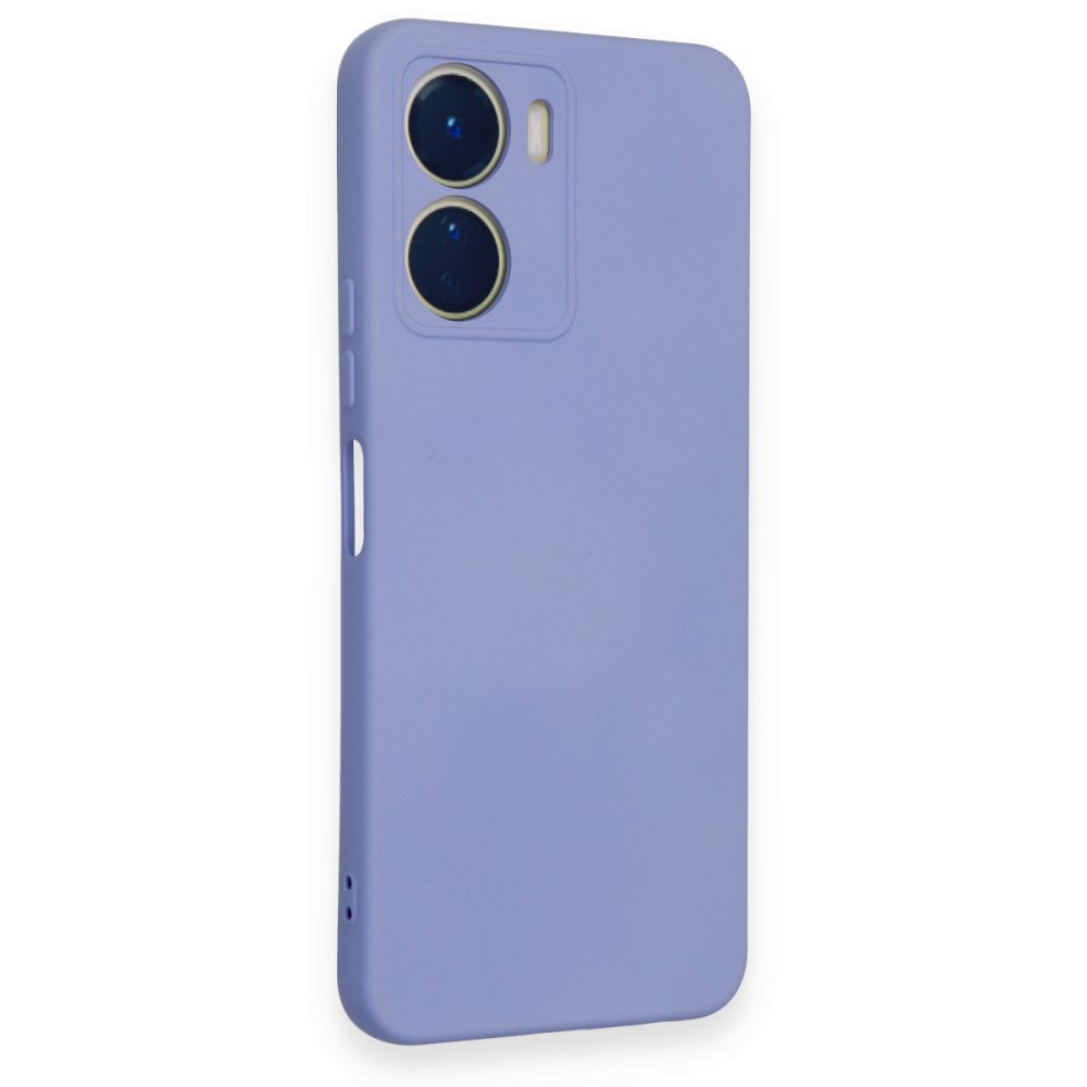 Vivo Y16 Kılıf Nano içi Kadife Silikon - Lila Vivo Y16 Kılıf Nano içi Kadife Silikon - Lila