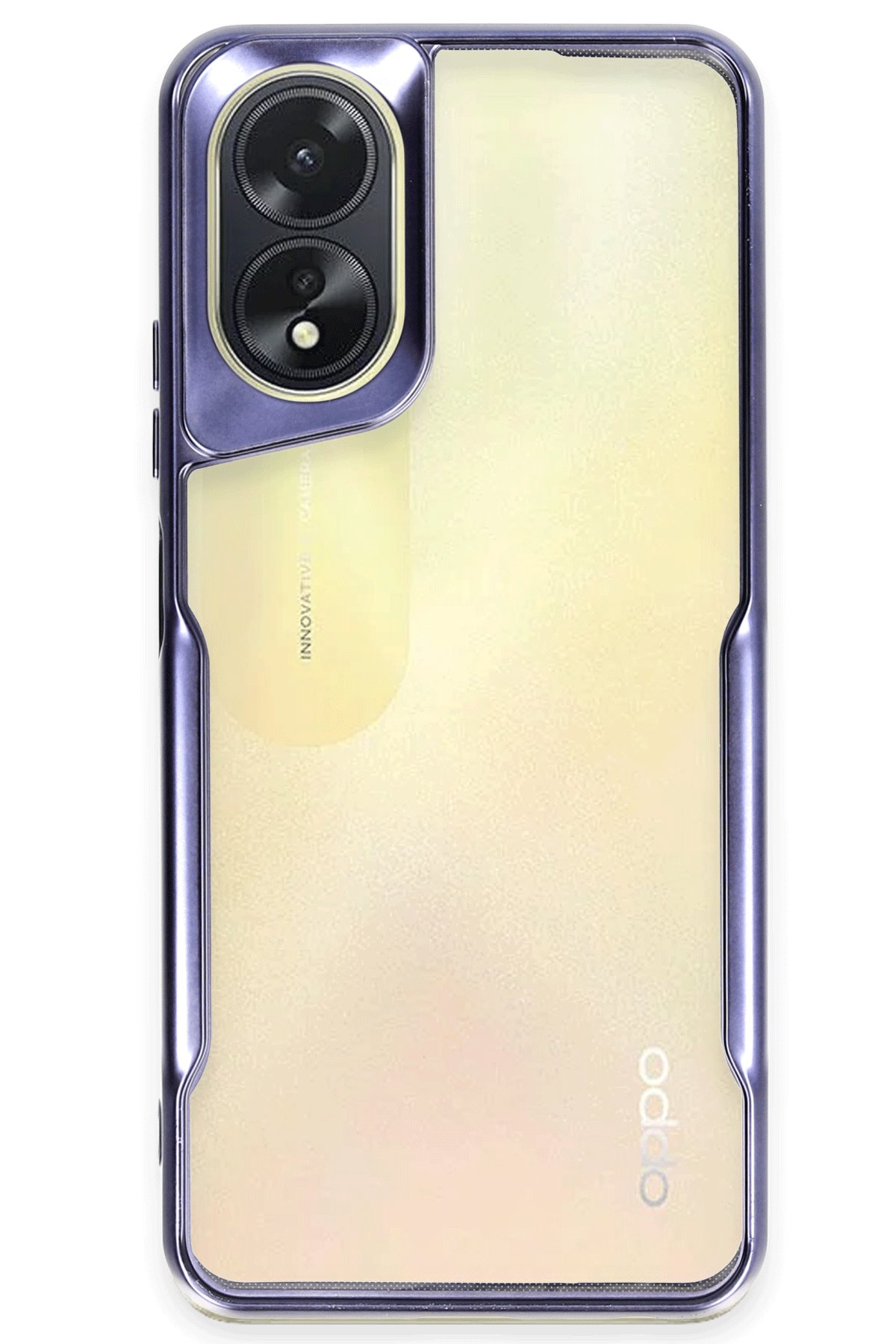 Oppo A38 Kılıf Boyi Silikon Kapak - Lacivert Oppo A38 Kılıf Boyi Silikon Kapak - Lacivert