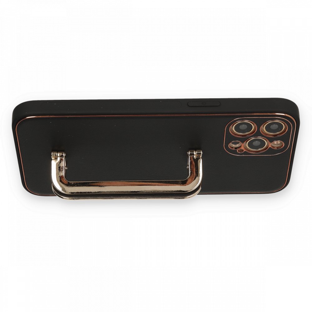  iPhone 12 Pro Max Kılıf Coco Elit Kapak - Siyah