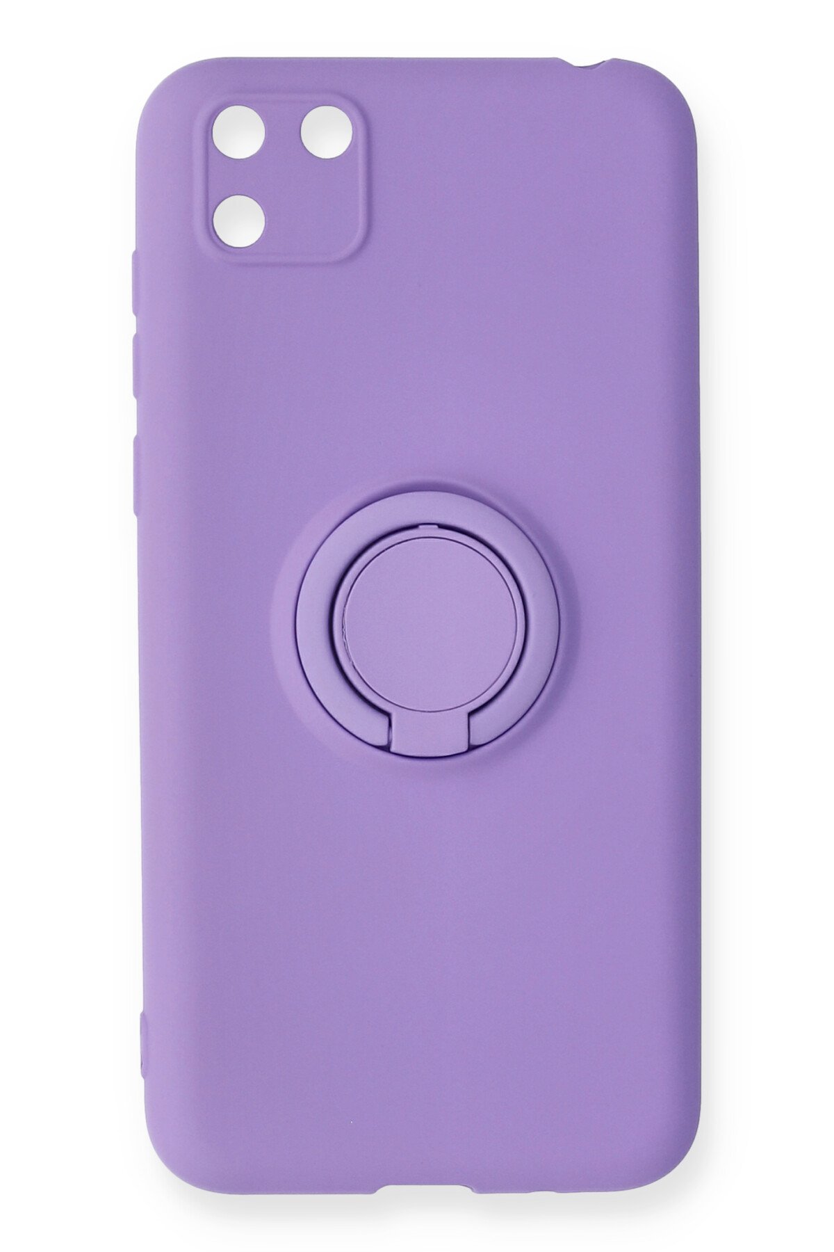 Huawei Y5P Kılıf Viktor Yüzüklü Silikon - Mor Huawei Y5P Kılıf Viktor Yüzüklü Silikon - Mor