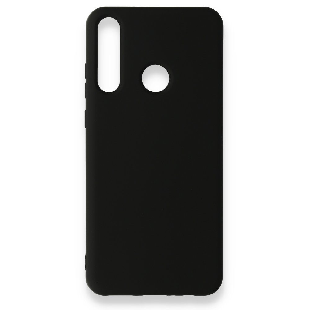 Huawei Y6P Kılıf Nano içi Kadife Silikon - Siyah  Huawei Y6P Kılıf Nano içi Kadife Silikon - Siyah