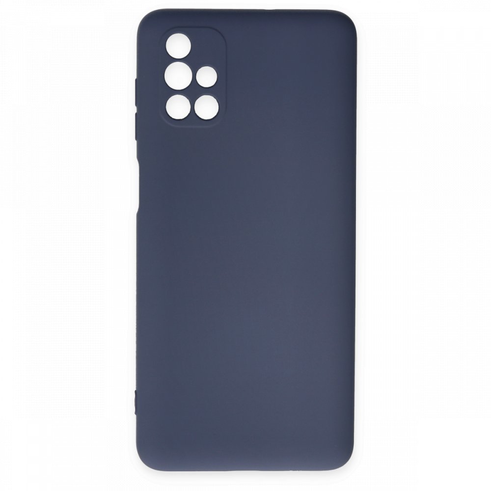  Samsung Galaxy M51 Kılıf Nano içi Kadife Silikon - Gri