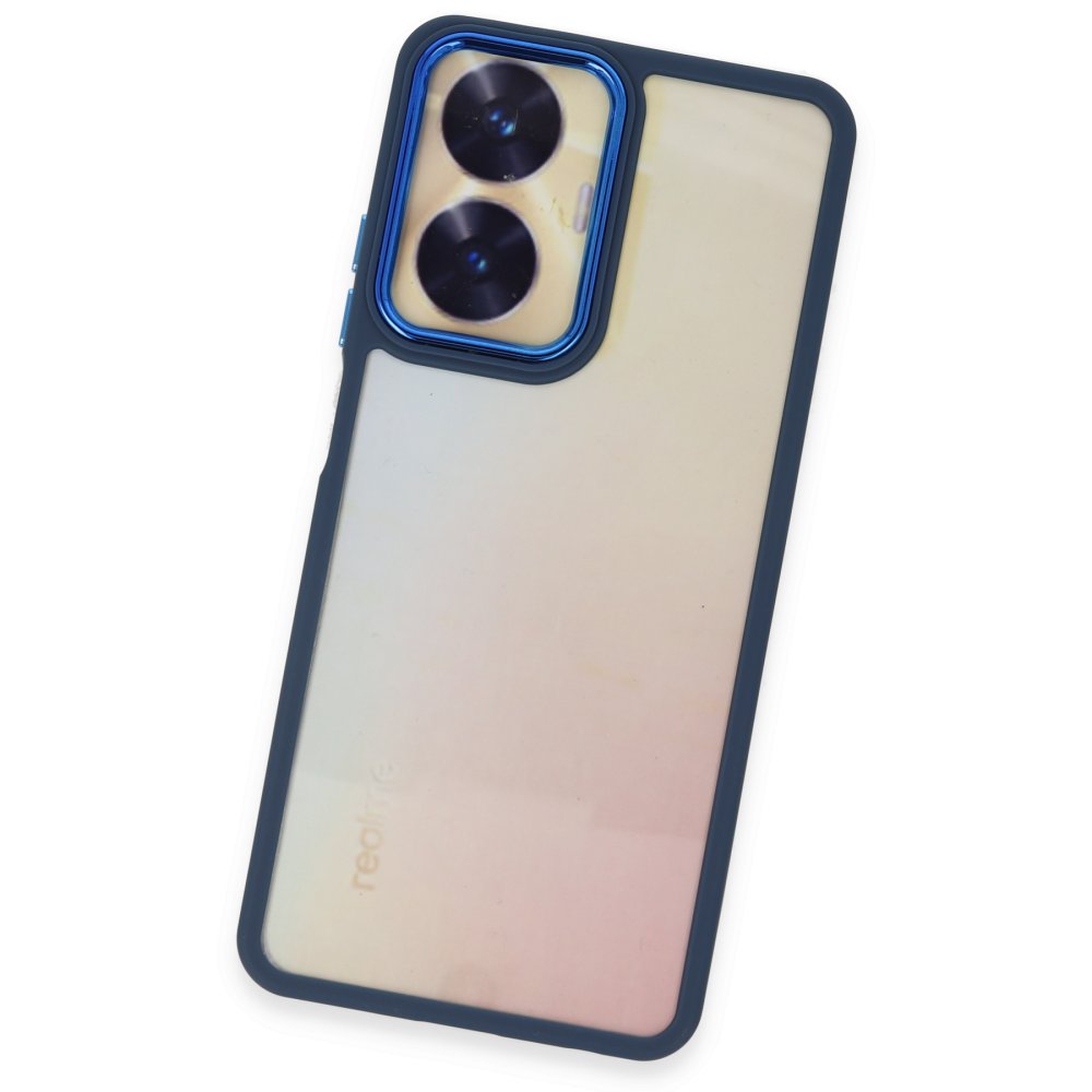 Realme C55 Kılıf Dora Kapak - Mavi Realme C55 Kılıf Dora Kapak - Mavi