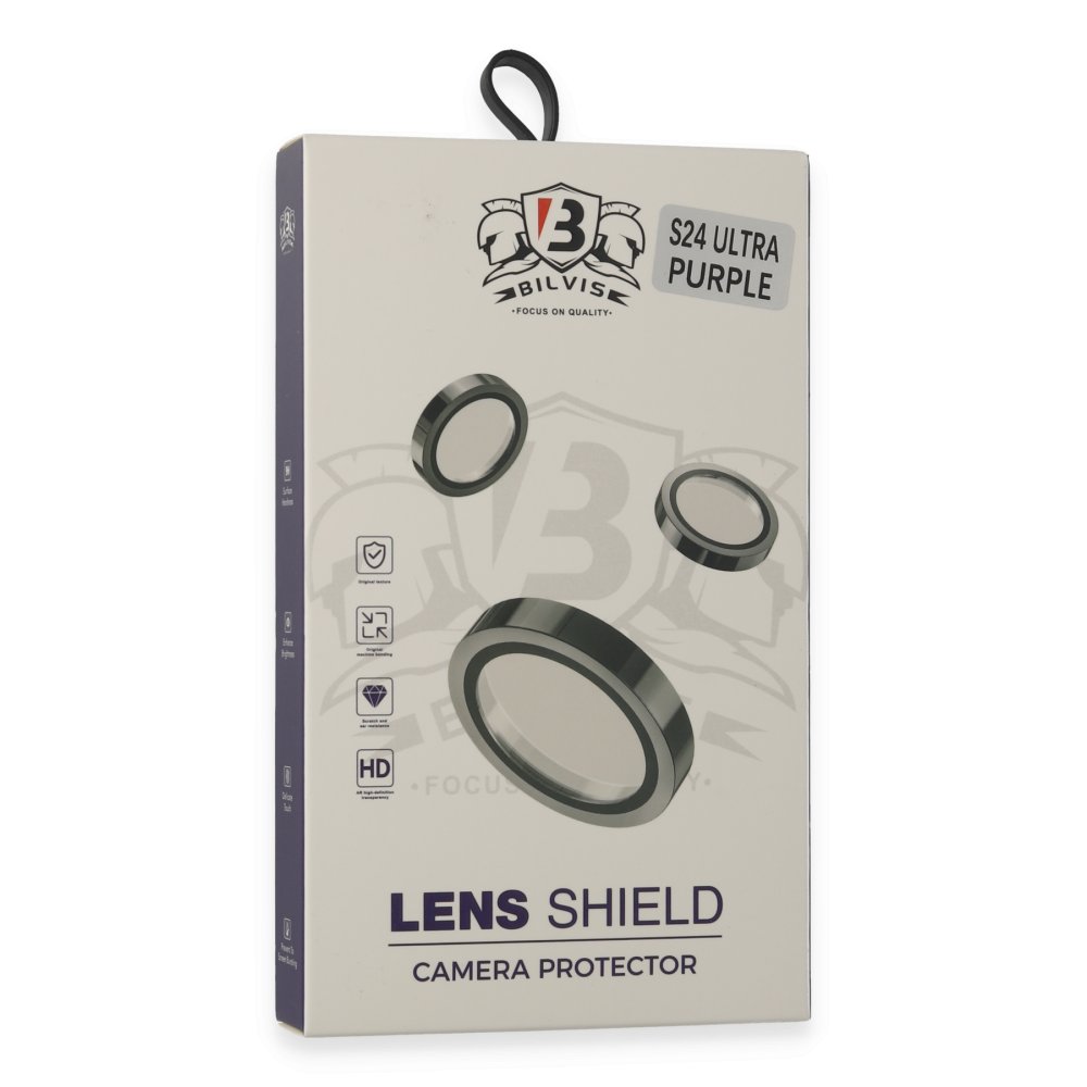  Samsung Galaxy S24 Ultra Bilvis Titan Kamera Lens - Derin Mor