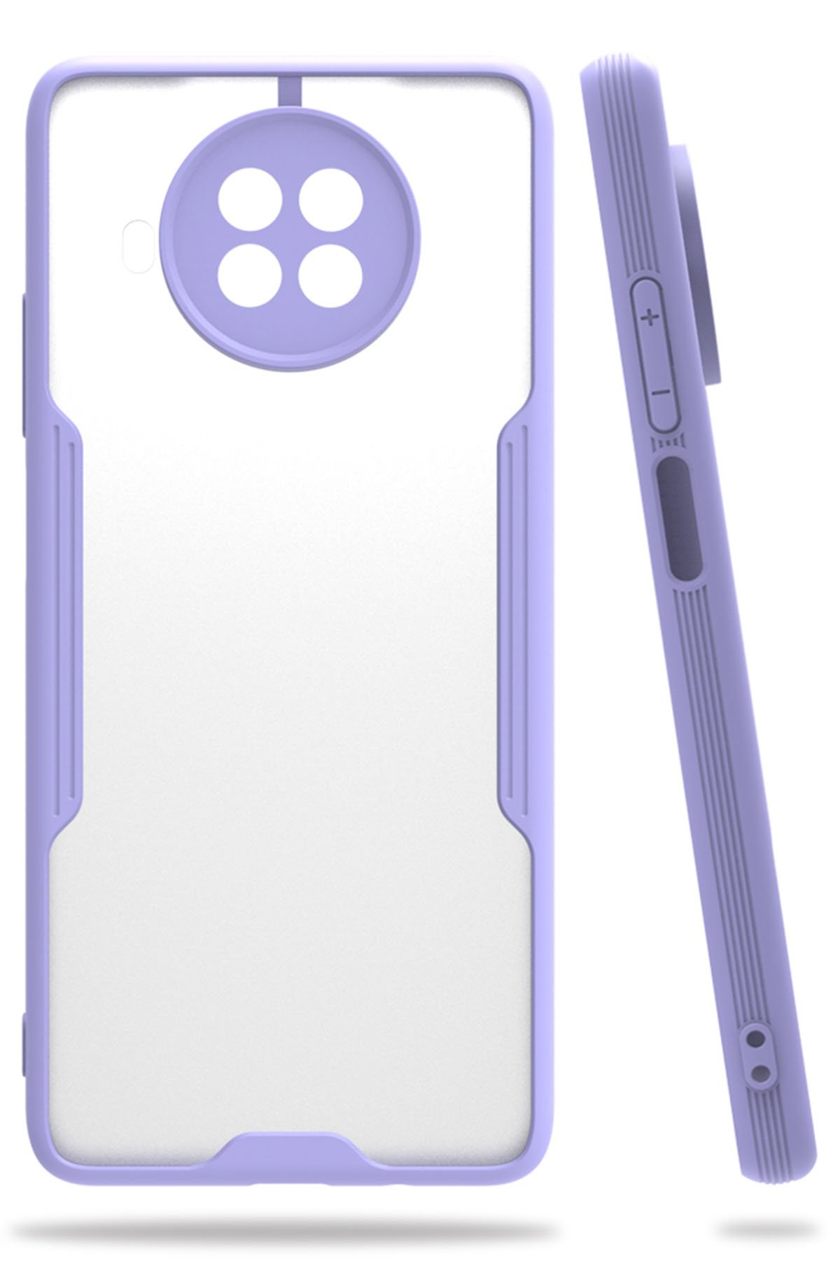 Xiaomi Mi 10T Lite Kılıf Platin Silikon - Lila  Xiaomi Mi 10T Lite Kılıf Platin Silikon - Lila