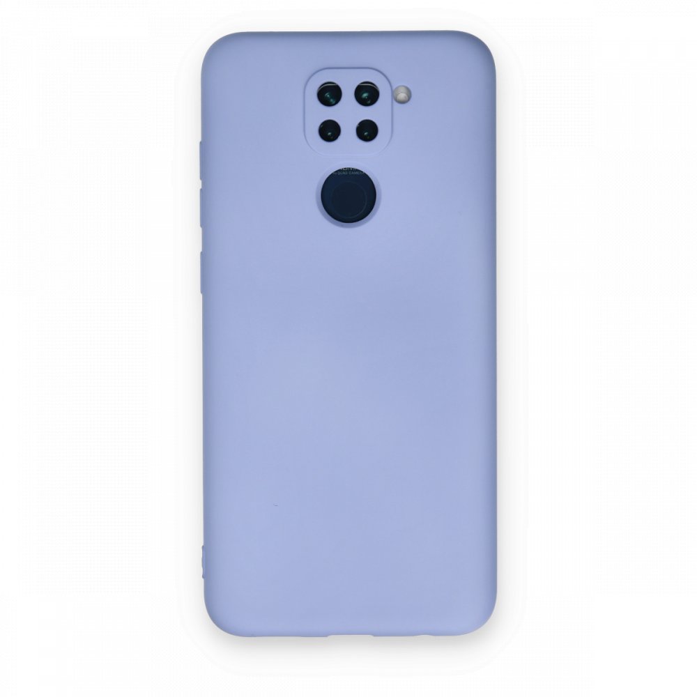 Redmi Note 9 Kılıf Nano içi Kadife Silikon - Lila