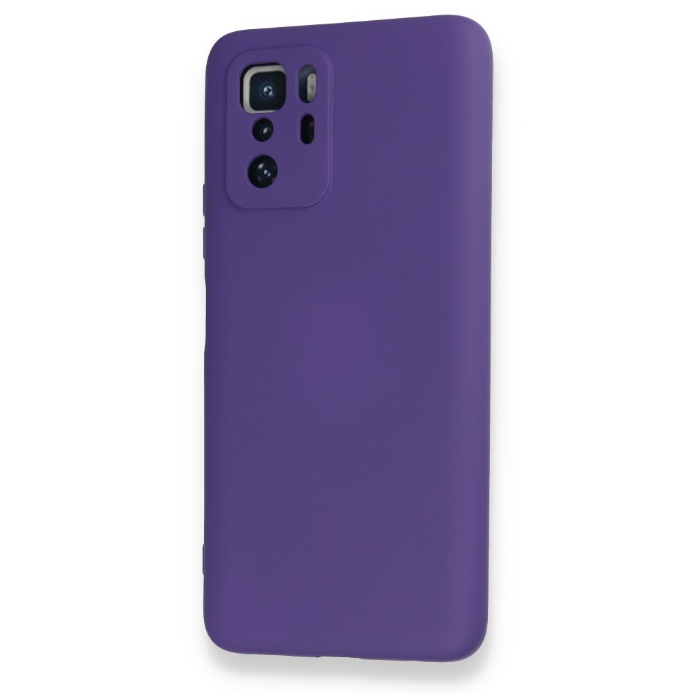  Xiaomi Poco X3 GT Kılıf Nano içi Kadife Silikon - Mor