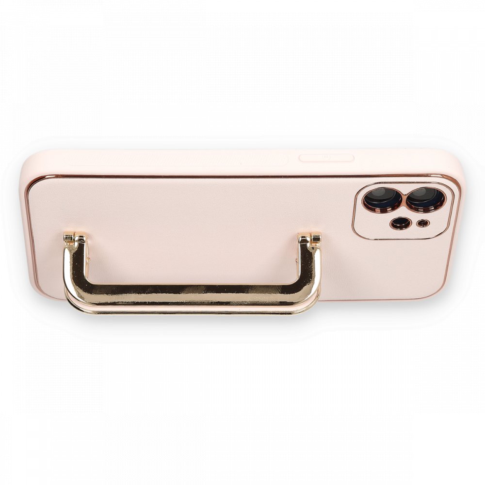 iPhone 12 Kılıf Coco Elit Kapak - Pudra iPhone 12 Kılıf Coco Elit Kapak - Pudra