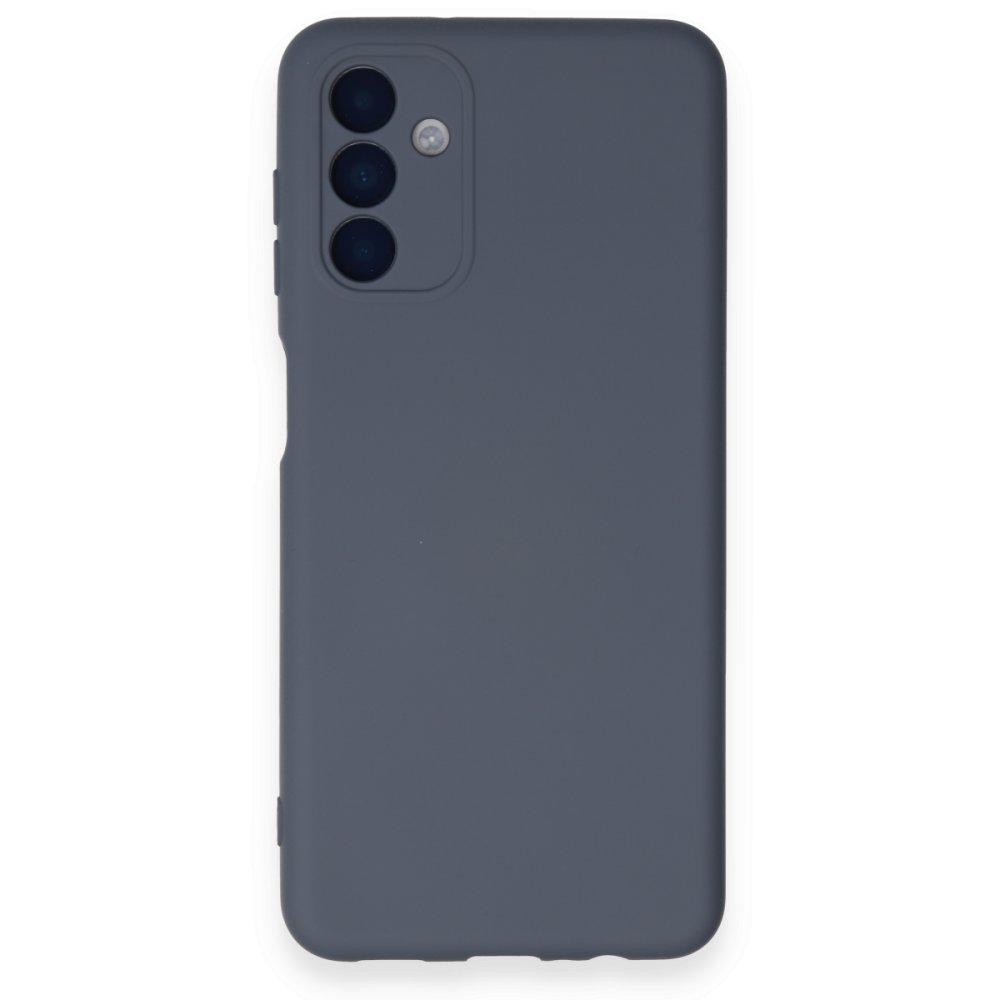  Samsung Galaxy A14 4G Kılıf Nano içi Kadife Silikon - Gri