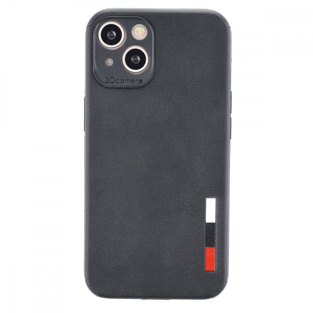 iPhone 13 Mini Kılıf Loop Deri Silikon - Siyah iPhone 13 Mini Kılıf Loop Deri Silikon - Siyah