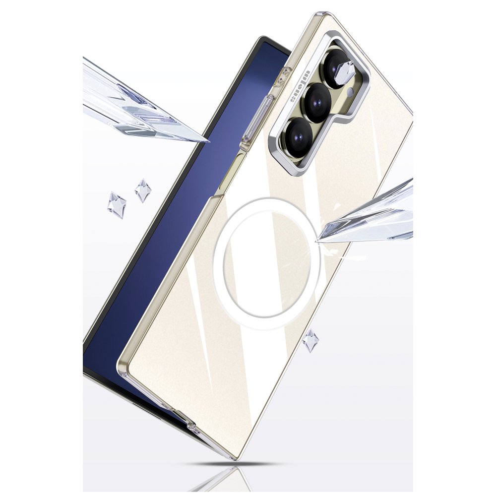 Joko Samsung Galaxy Z Fold 6 Crystal Magsafe Kapak - Şeffaf Joko Samsung Galaxy Z Fold 6 Crystal Magsafe Kapak - Şeffaf