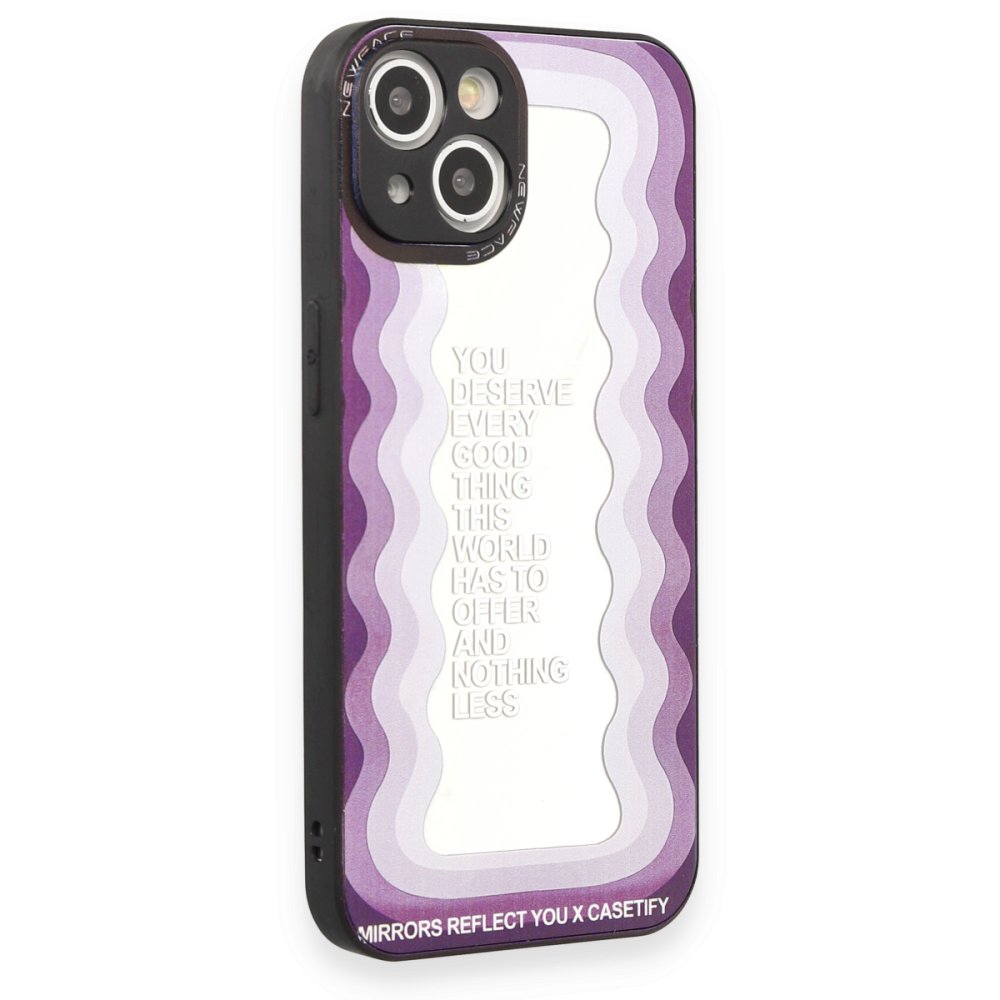  iPhone 14 Kılıf Mirror Desenli Kapak - Mirror - 5